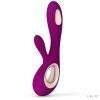 Lelo Soraya Wave Rabbit Vibrator Deep Rose - Club X