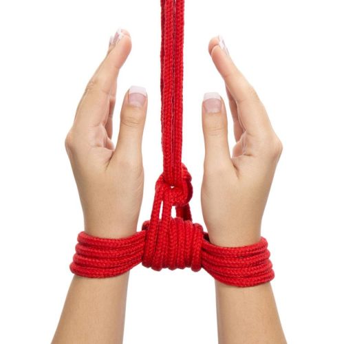 Magic Touch Fetish Bondage Rope Red Red - Club X