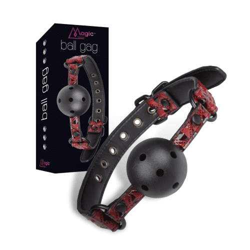 Magic Touch Ball Gag Red Red - Club X