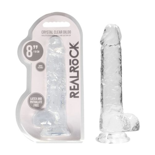 RealRock 8'' Realistic Dildo With Balls Default Title - Club X