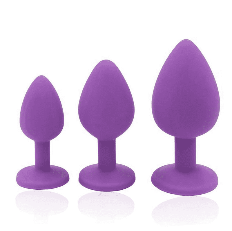 silicone buttplugs purple magictouch